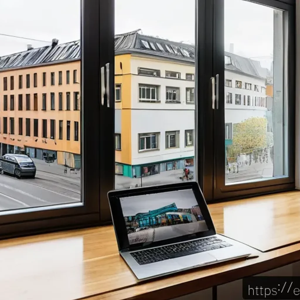 독일 생활비 정보 - A cozy urban apartment scene in a vibrant Berlin neighborhood like Neuk&ouml;lln, showing a young profess...